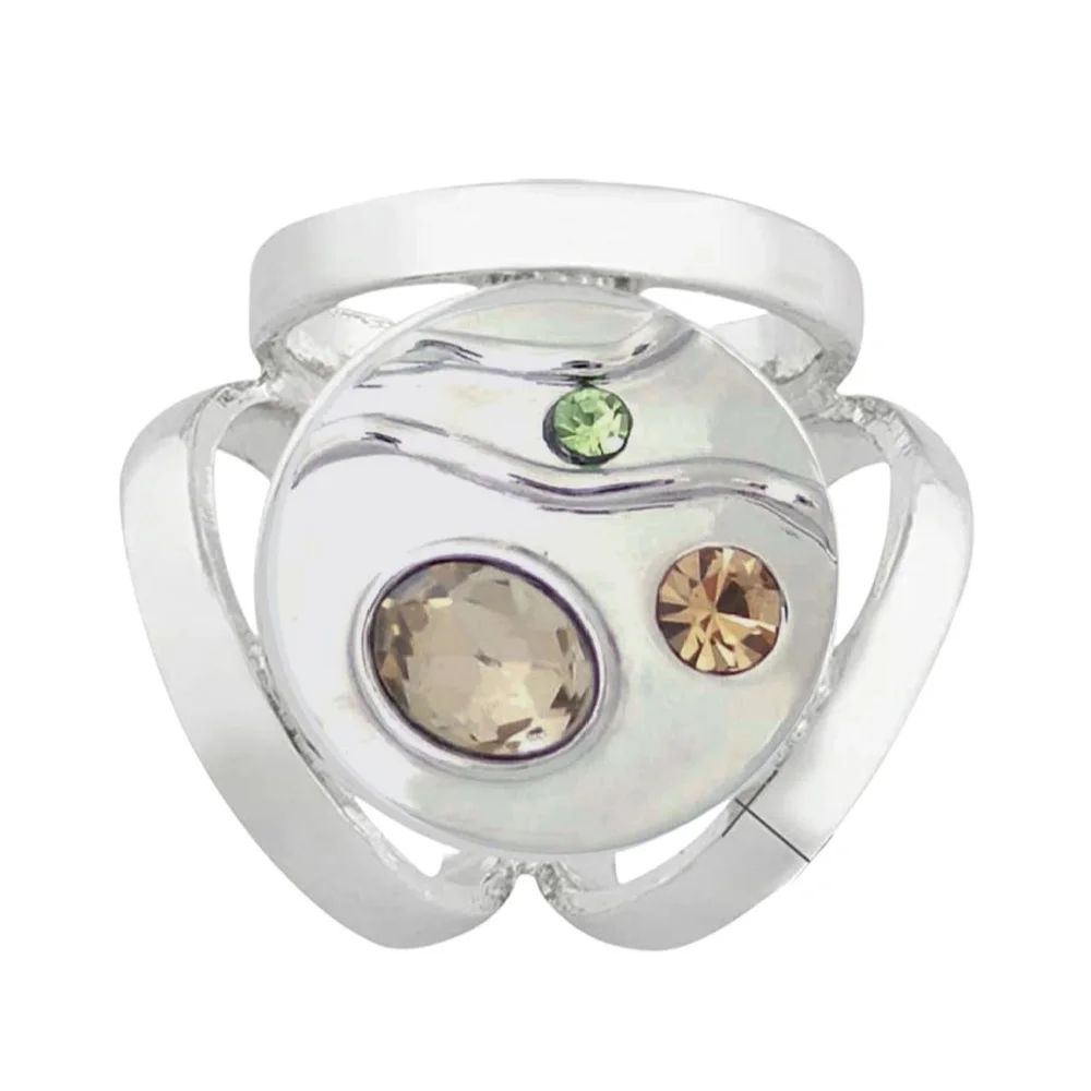 Snap Charm Scarf Holder Set of 4 for Standard Size Snaps - Picture 3 of 7